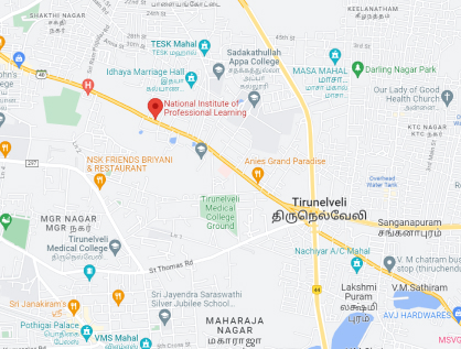 Map for Thirunelveli Location